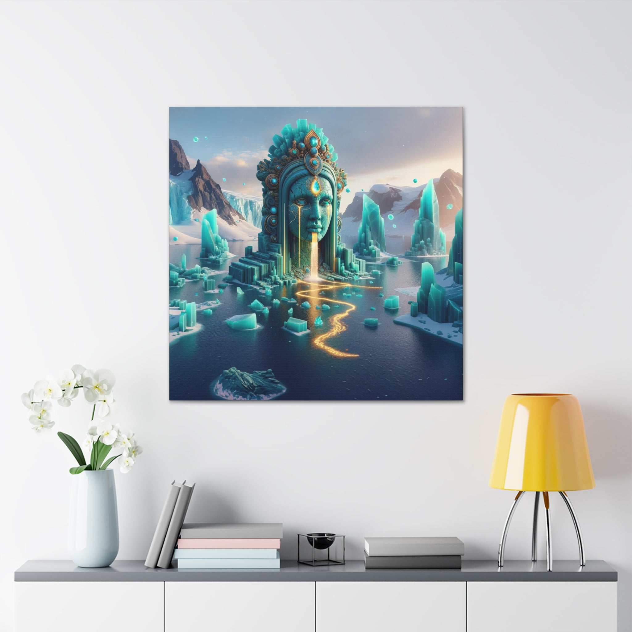 Landscape No. 20: Glacier of Guidance Printed Canvas