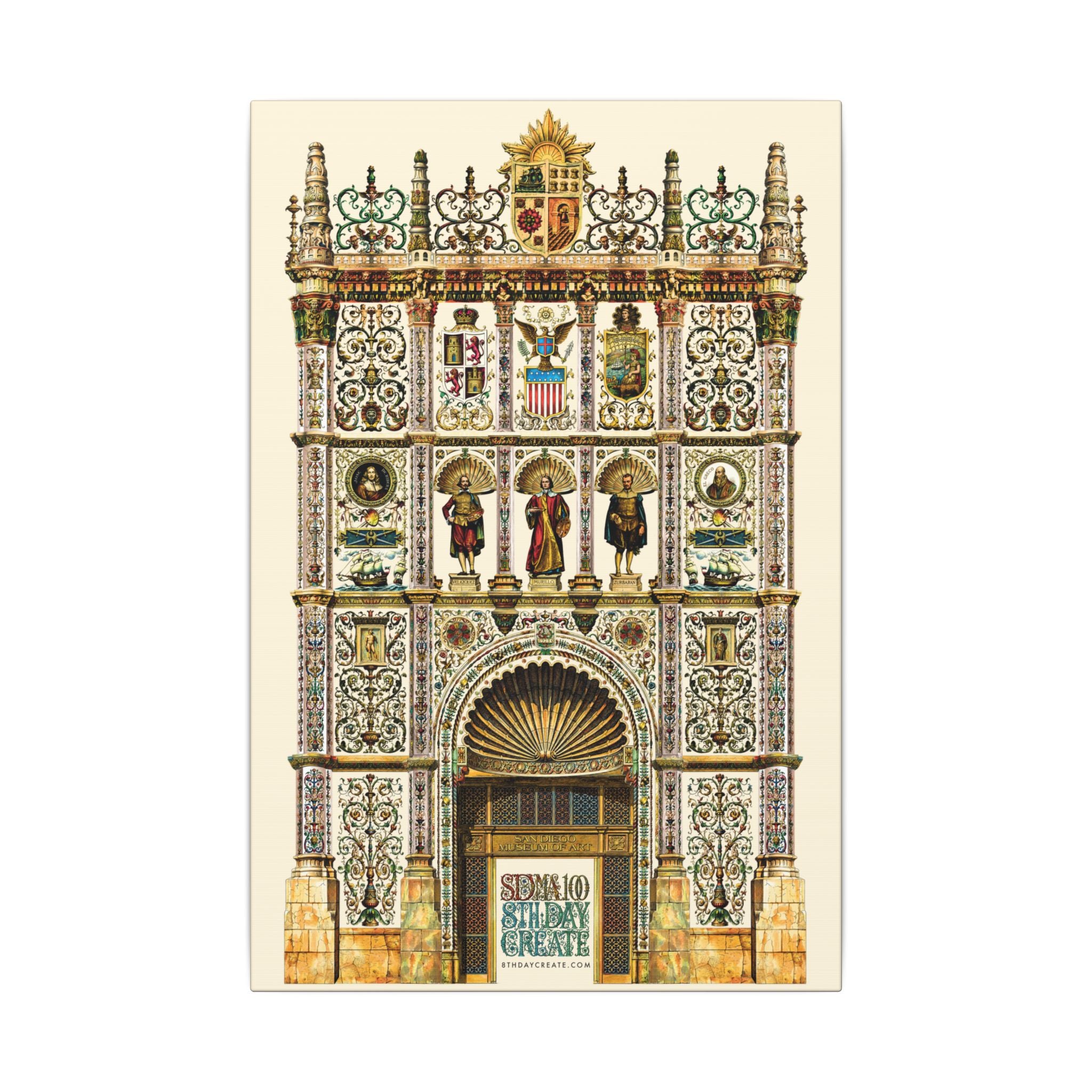 SDMA 100 by 8th Day Create® Open Edition Canvas Prints