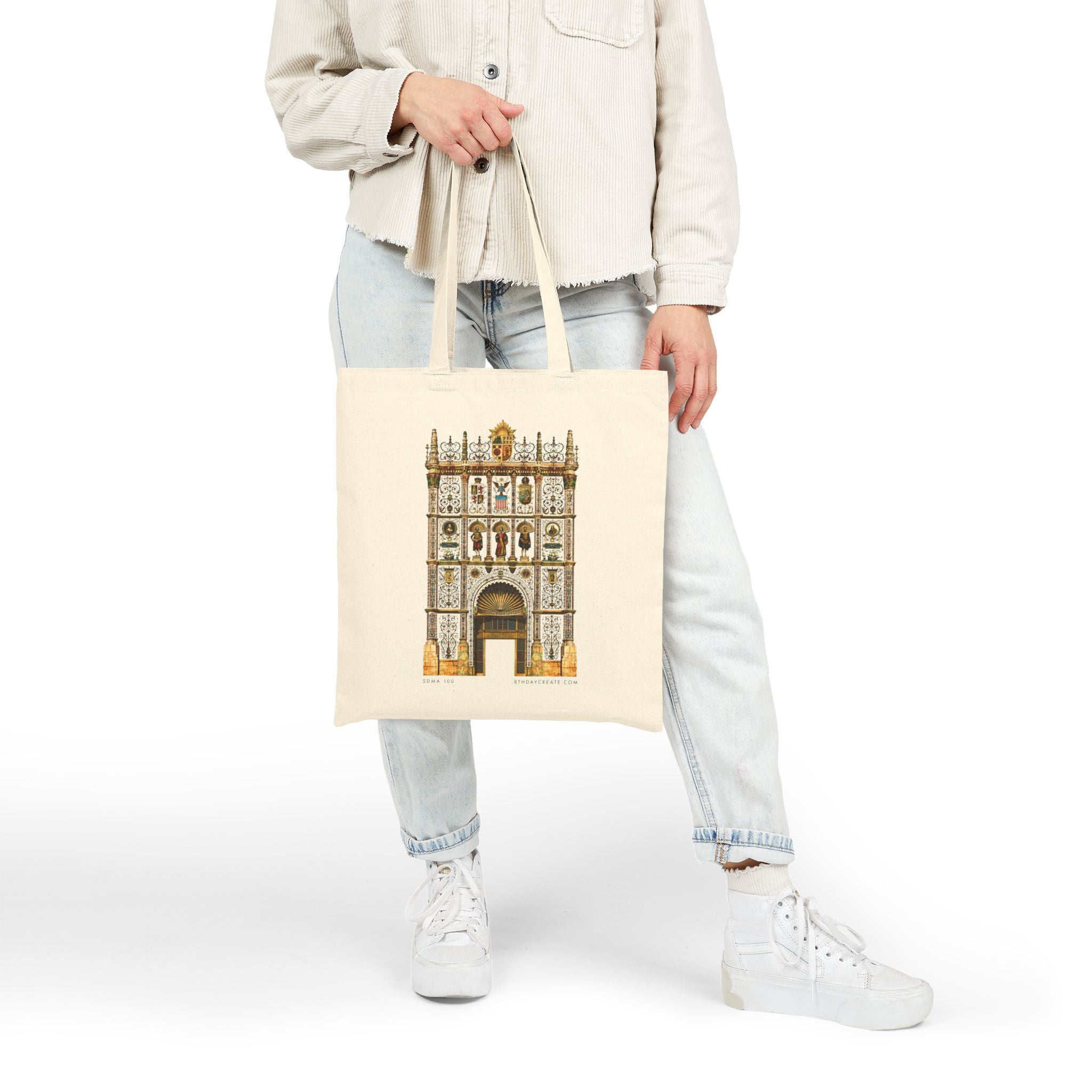 SDMA 100 by 8th Day Create® Cotton Canvas Tote Bag