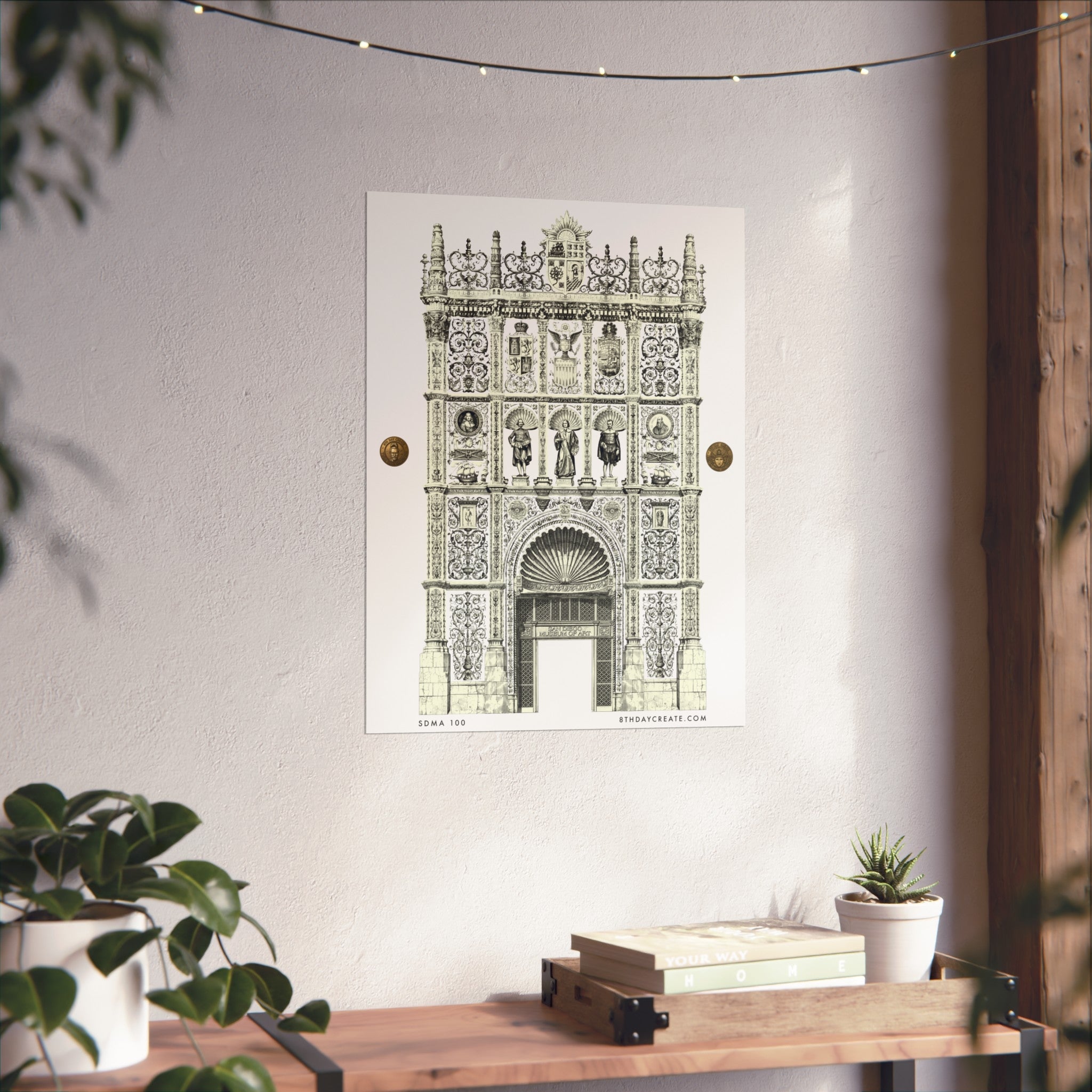 SDMA 100 by 8th Day Create® "BLACK & WHITE" Poster Print