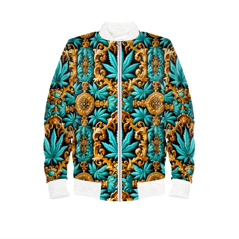 The Gilded Herbarium Reversible Bomber Jacket