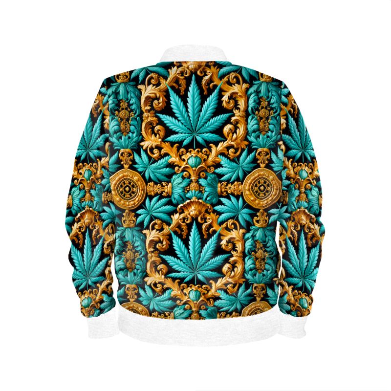The Gilded Herbarium Reversible Bomber Jacket
