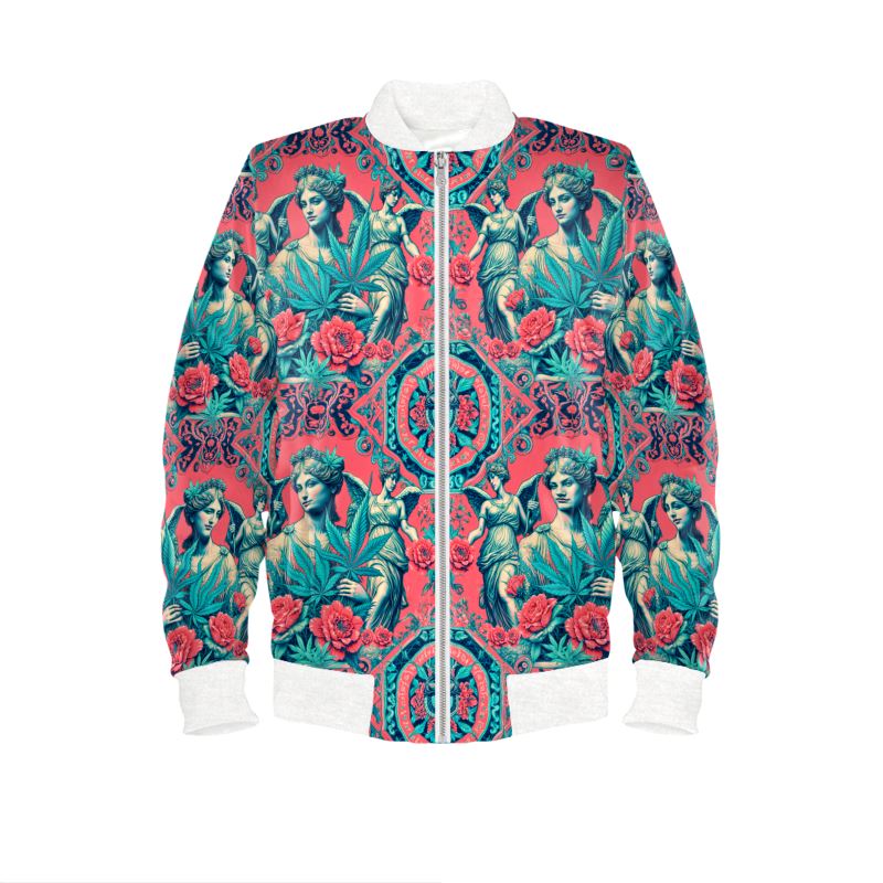 Venus in Bloom Reversible Bomber Jacket