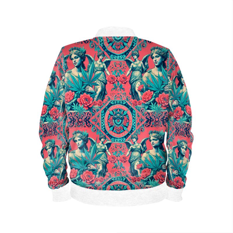 Venus in Bloom Reversible Bomber Jacket
