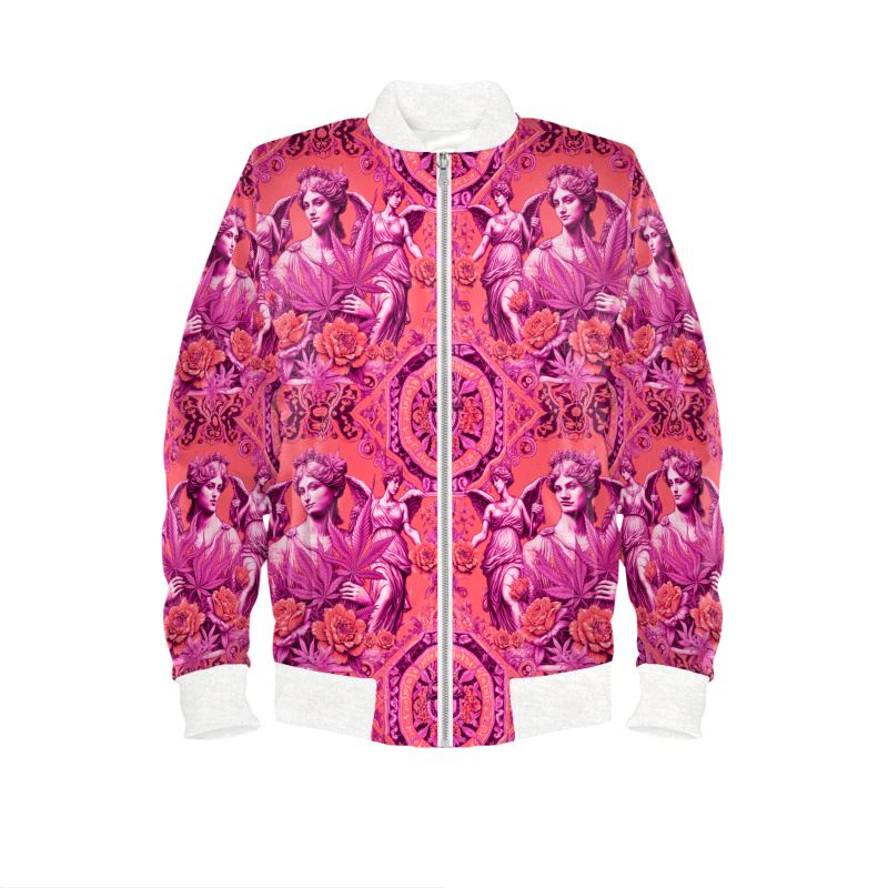 Venus in Bloom Reversible Bomber Jacket
