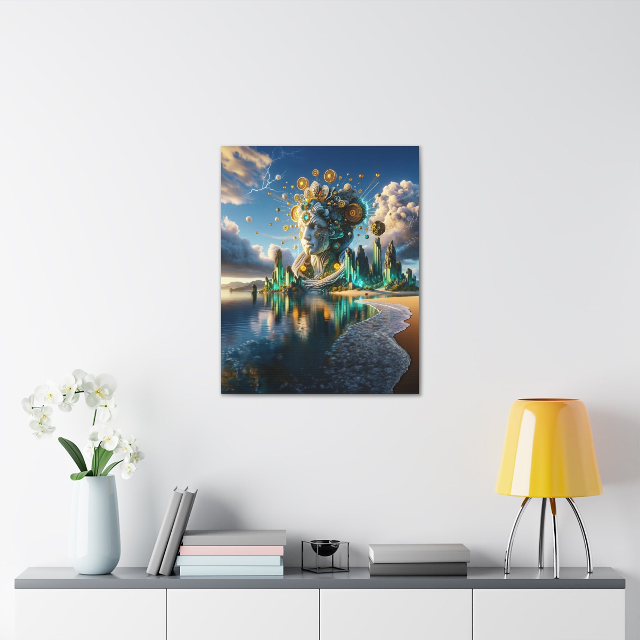 Landscape No. 17: Reflections of Resonance Printed Canvas
