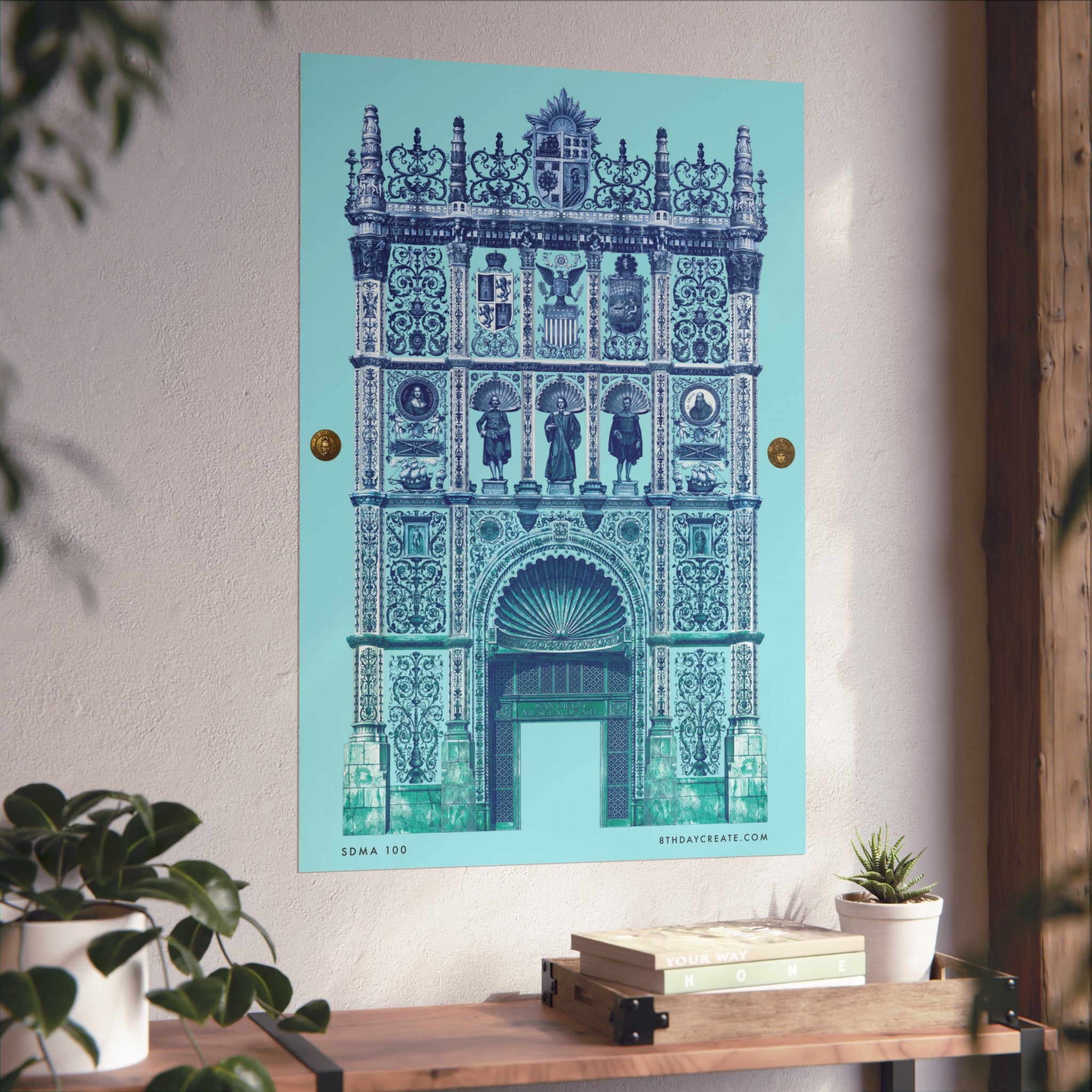 SDMA 100 "PACIFIC" SDMA 100 by 8th Day Create® Poster Print