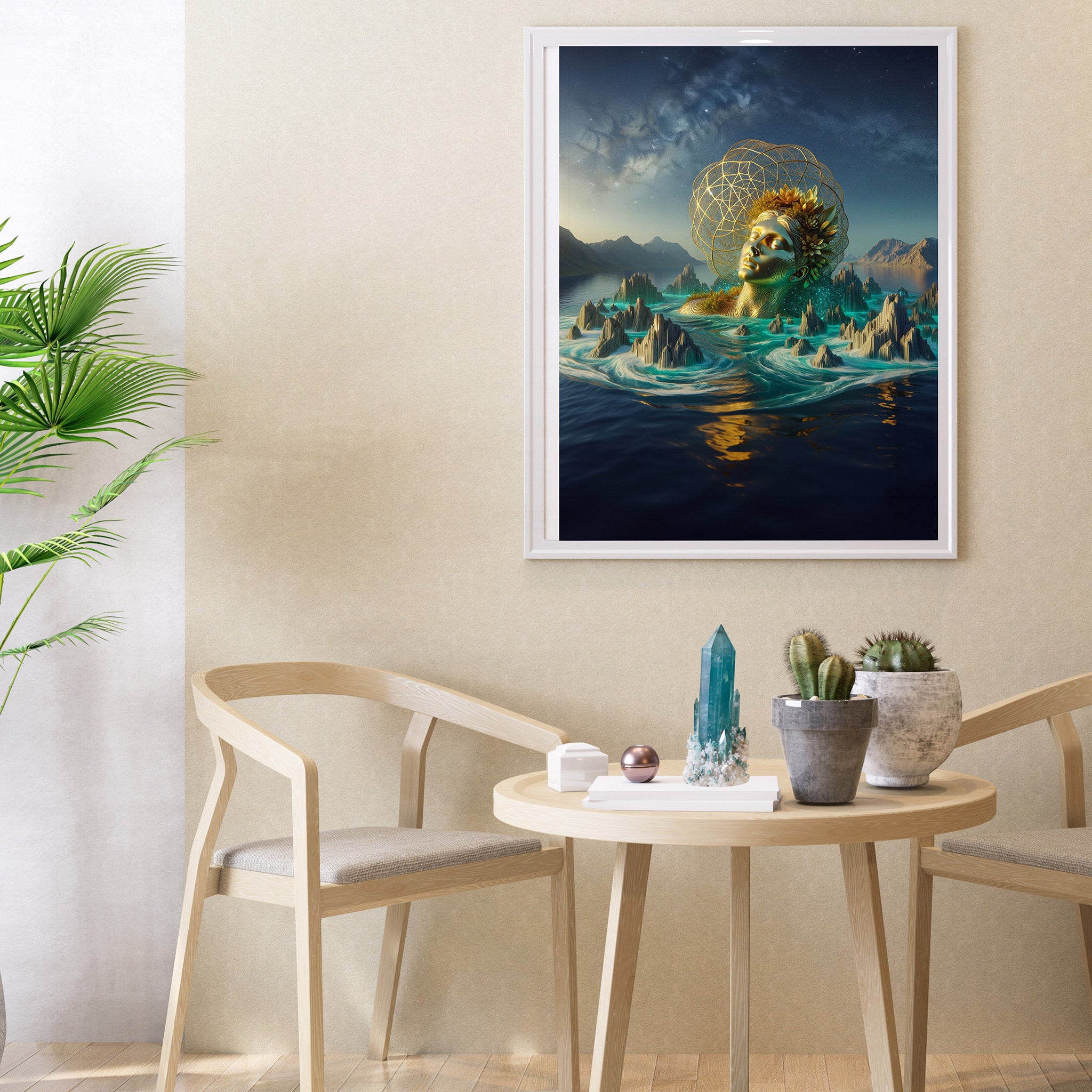 Landscape No. 22:  Guardian of the Depths Printed Canvas