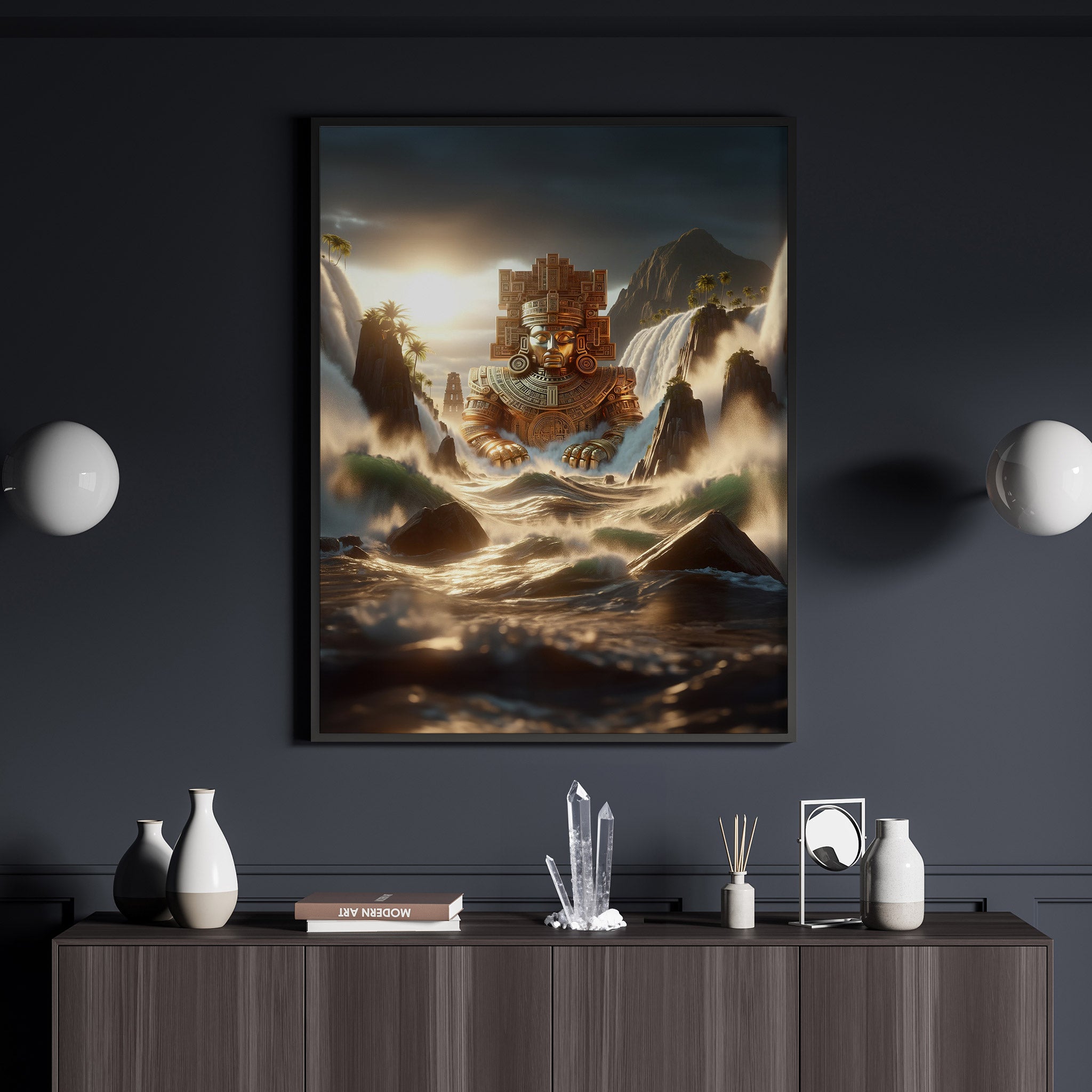 Landscape No. 30: Majesty of the Maelstrom Printed Canvas