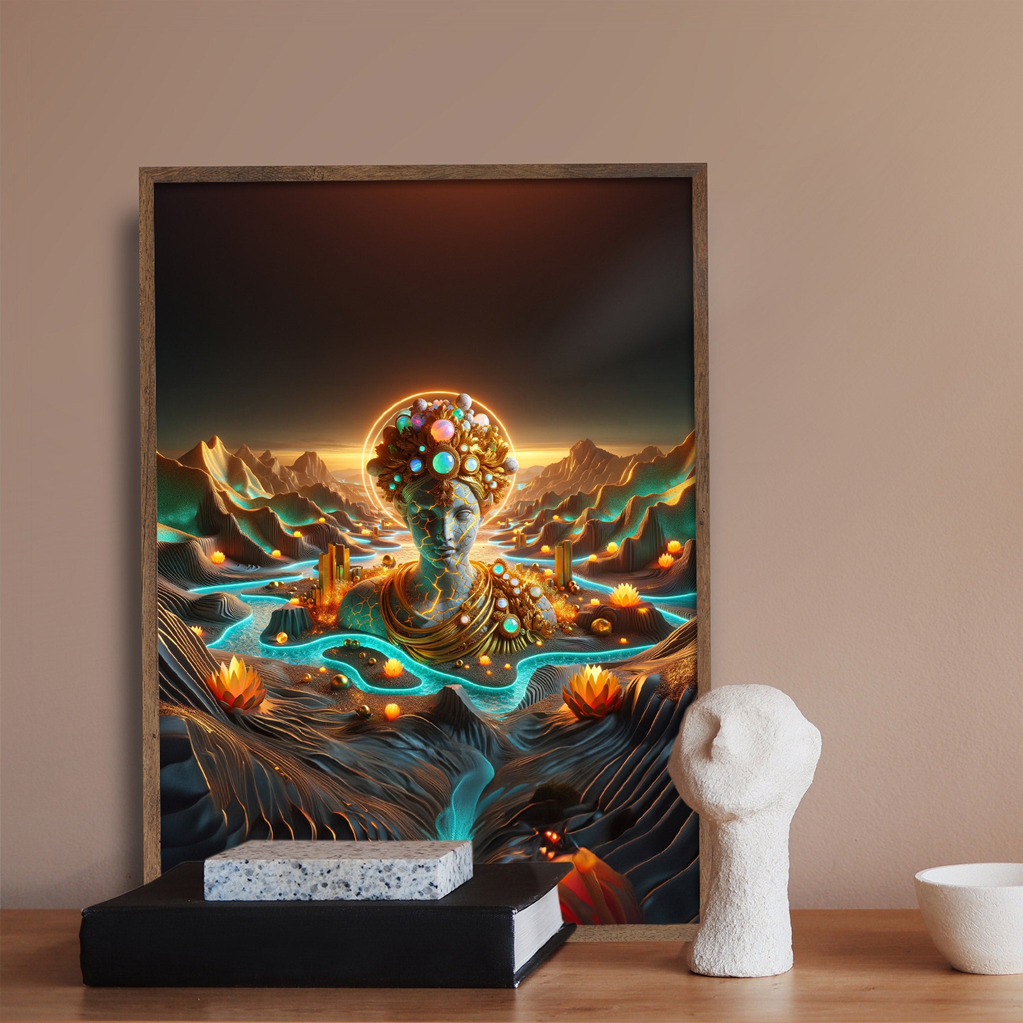 Landscape No. 3: Gem Collector Printed Canvas