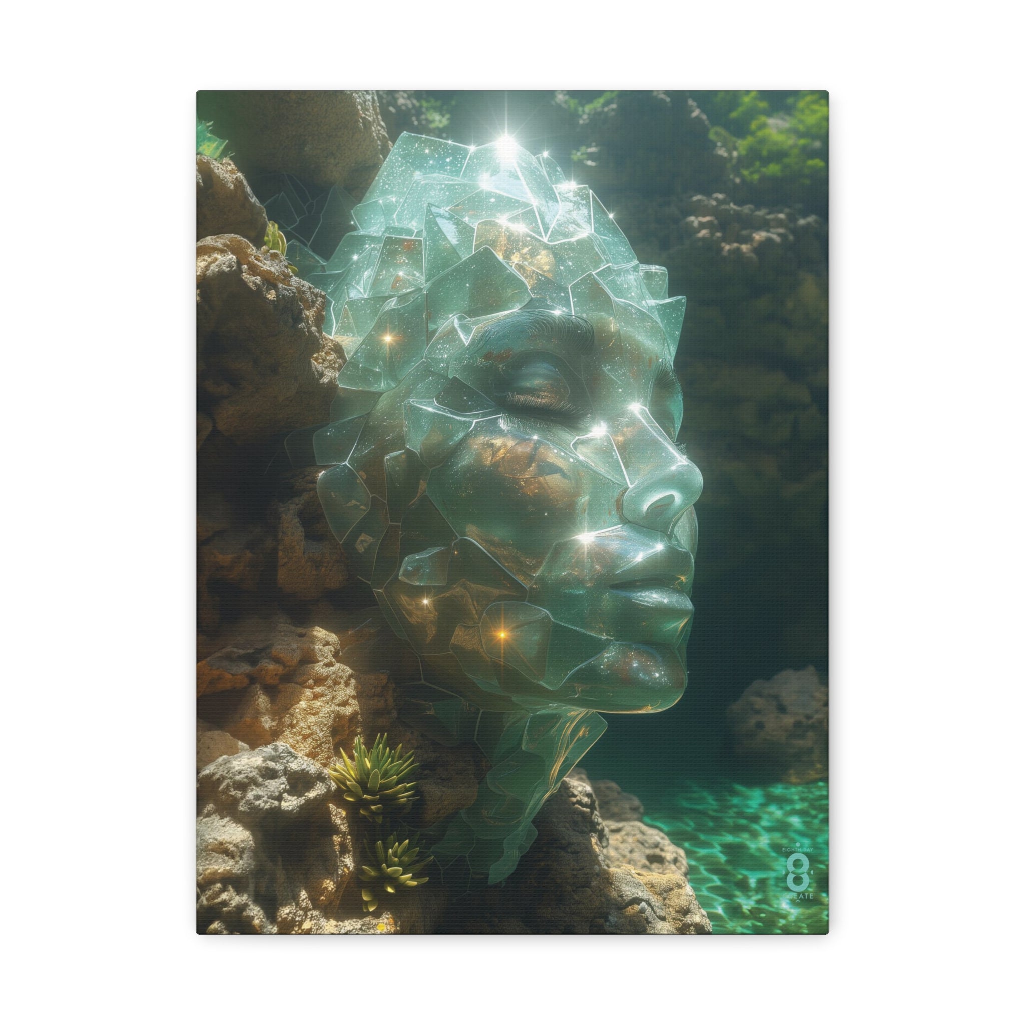 Love Stoned No. 28: •Marina Aquarina• Printed Canvas