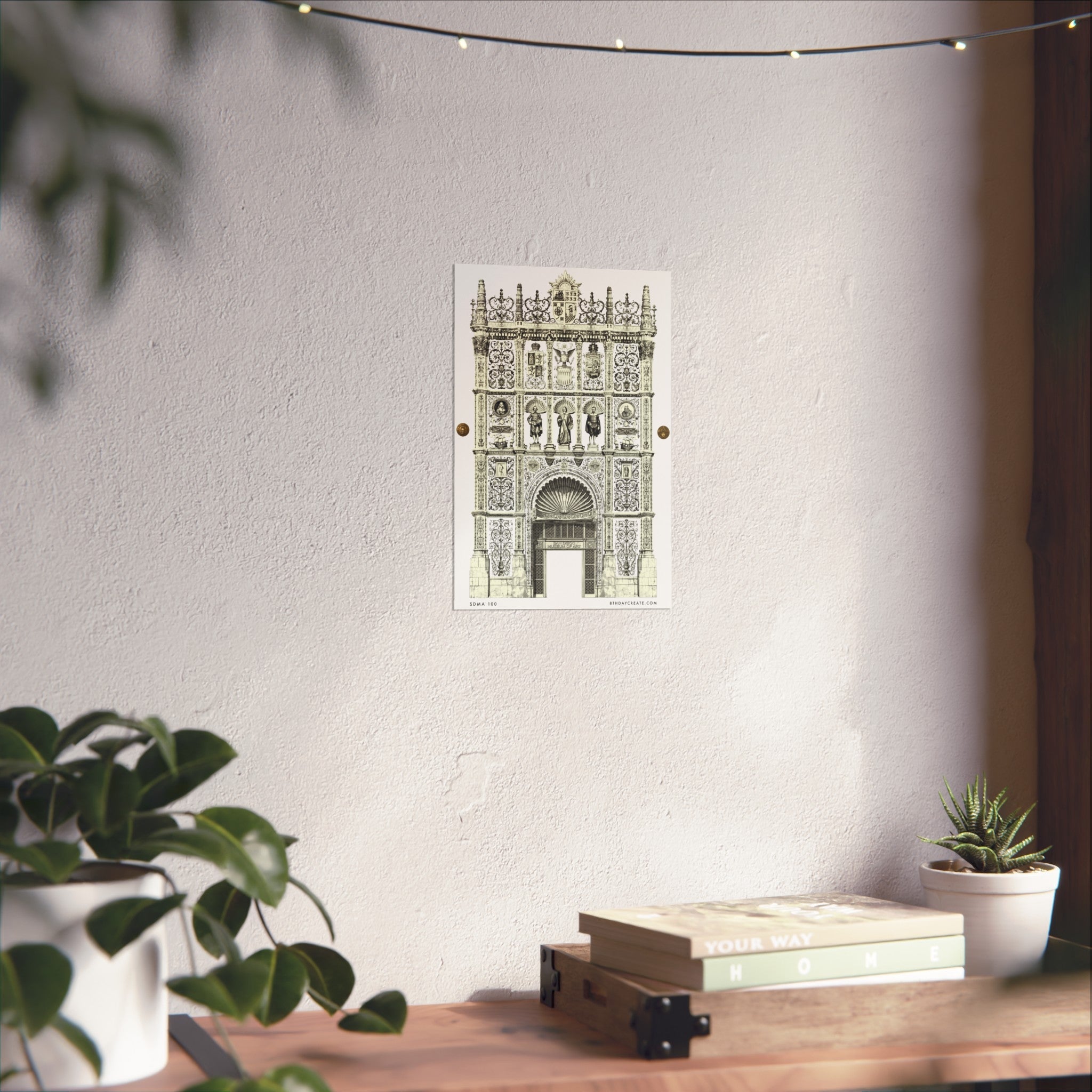 SDMA 100 by 8th Day Create® "BLACK & WHITE" Poster Print