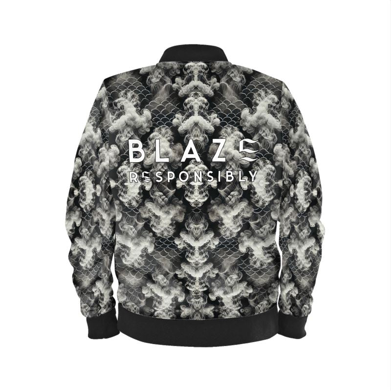 Blaze Responsibly x 8th Day Create Reversible Silk Bomber Jacket