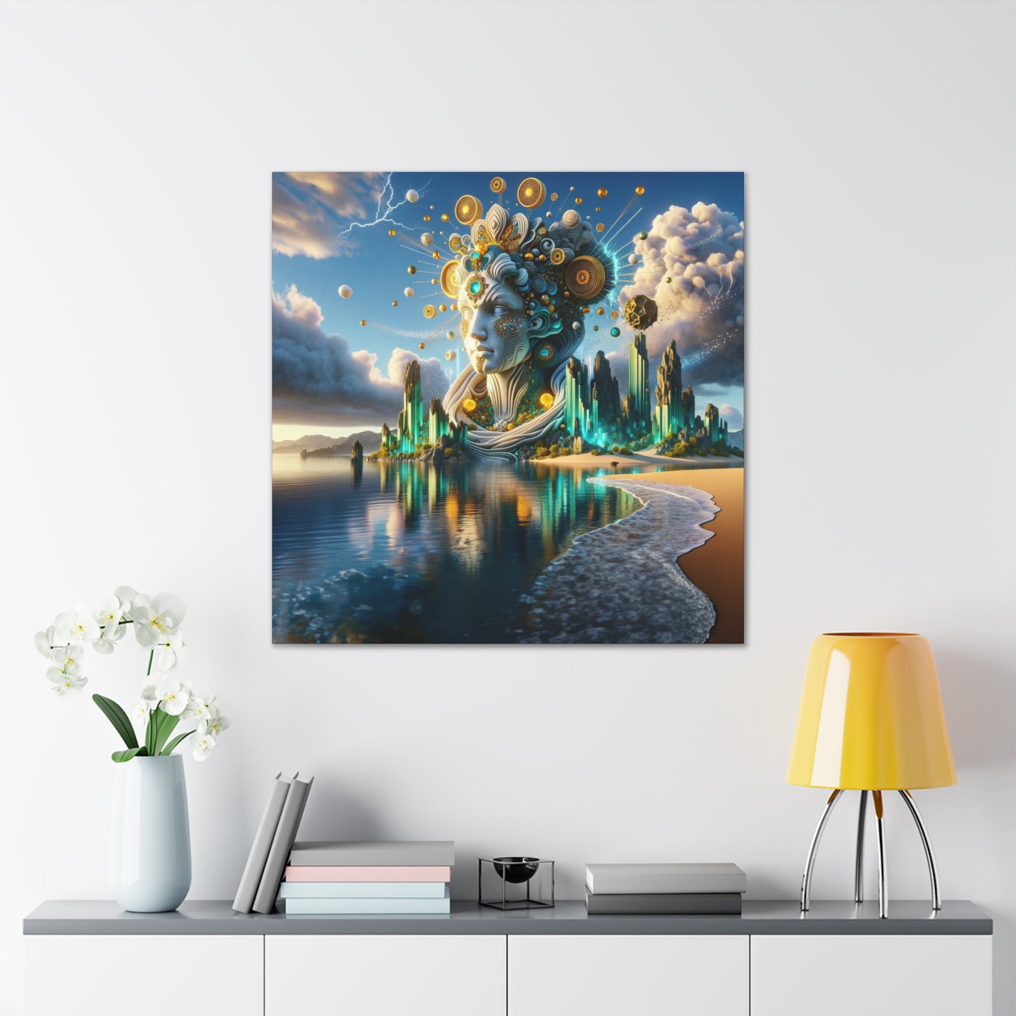 Landscape No. 17: Reflections of Resonance Printed Canvas