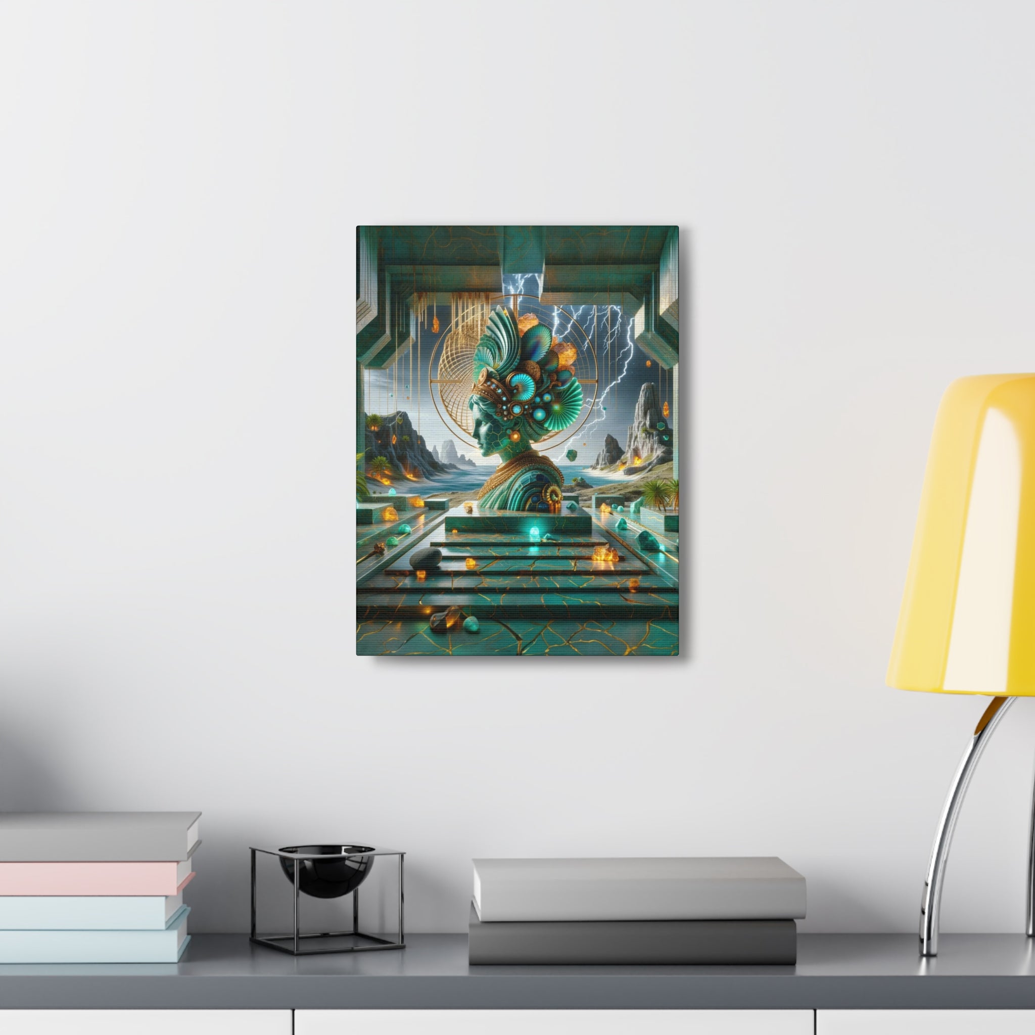 Landscape No. 11: Labyrinth of Enlightenment Printed Canvas