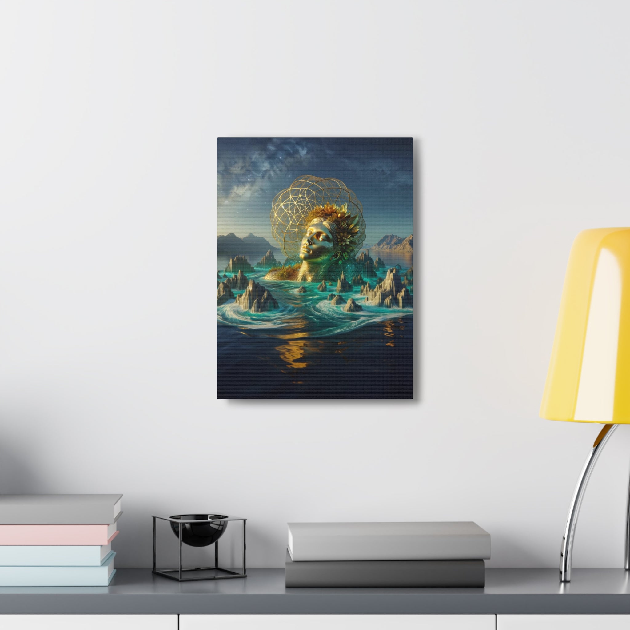 Landscape No. 22:  Guardian of the Depths Printed Canvas
