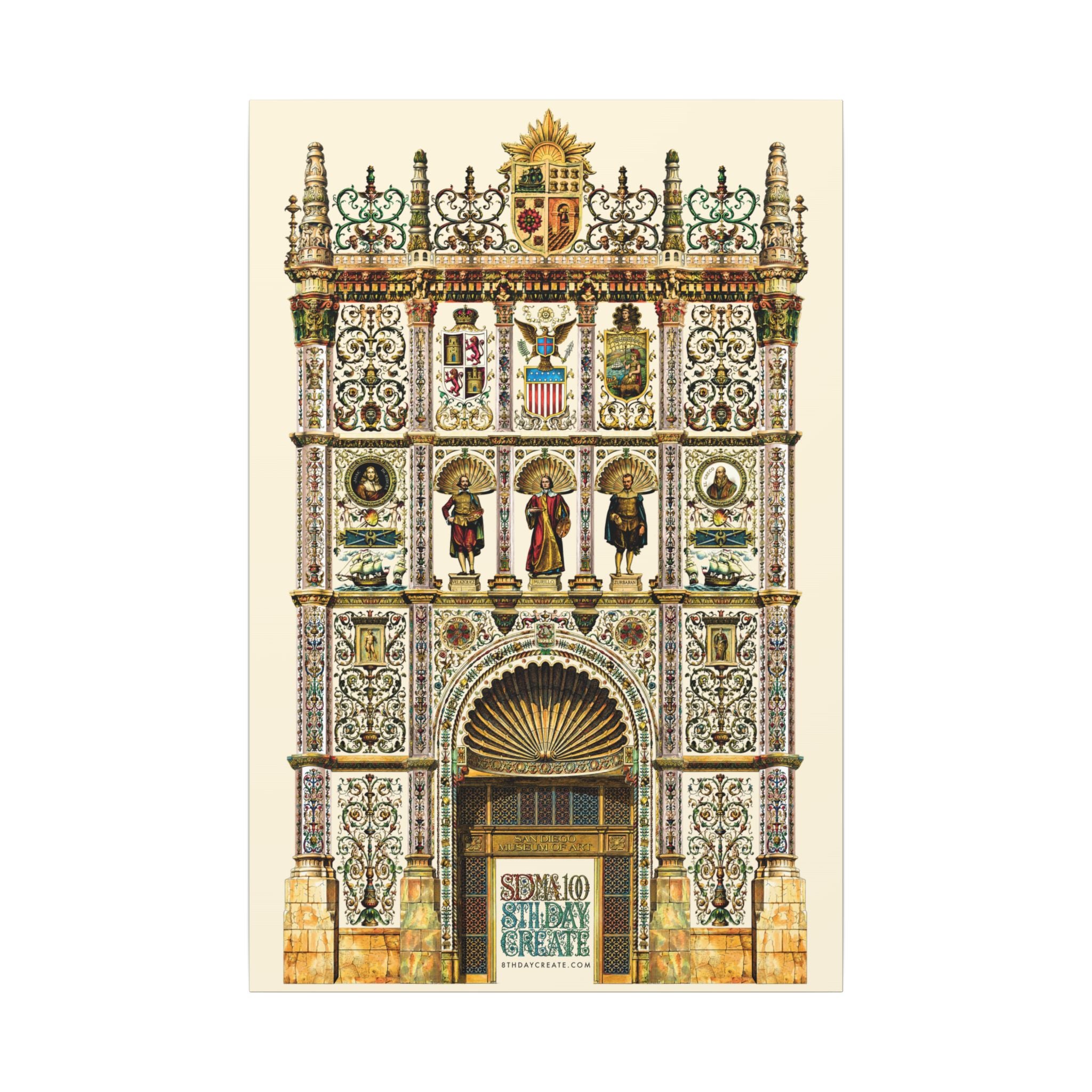 SDMA 100 by 8th Day Create® Open Edition Canvas Prints