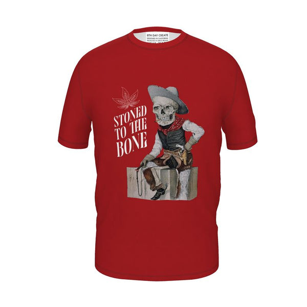 Growhouse Texas: Stoned To The Bone Red T Shirt
