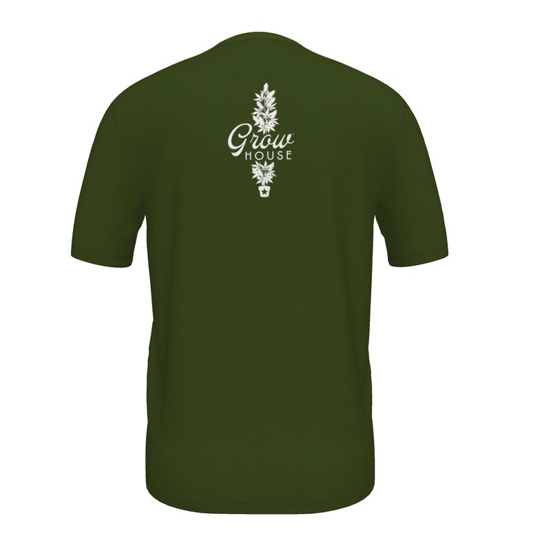 Growhouse Texas: Aces Olive Green T Shirt