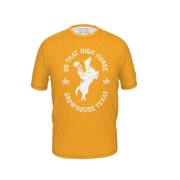 Growhouse Texas: On That High Horse Orange T Shirt