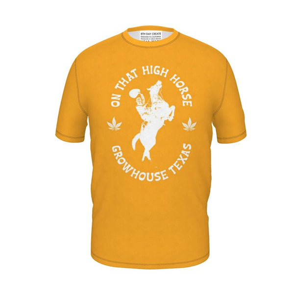 Growhouse Texas: On That High Horse Orange T Shirt