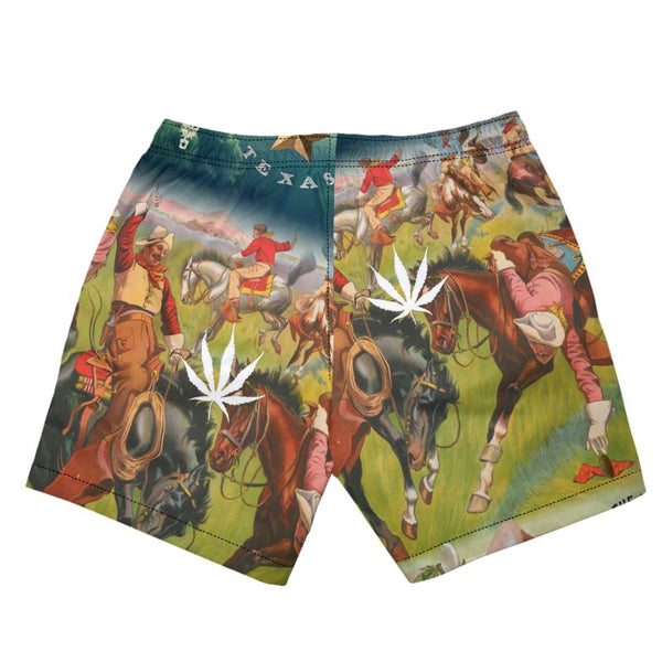 Growhouse Texas<BR> "Collage" Board Shorts