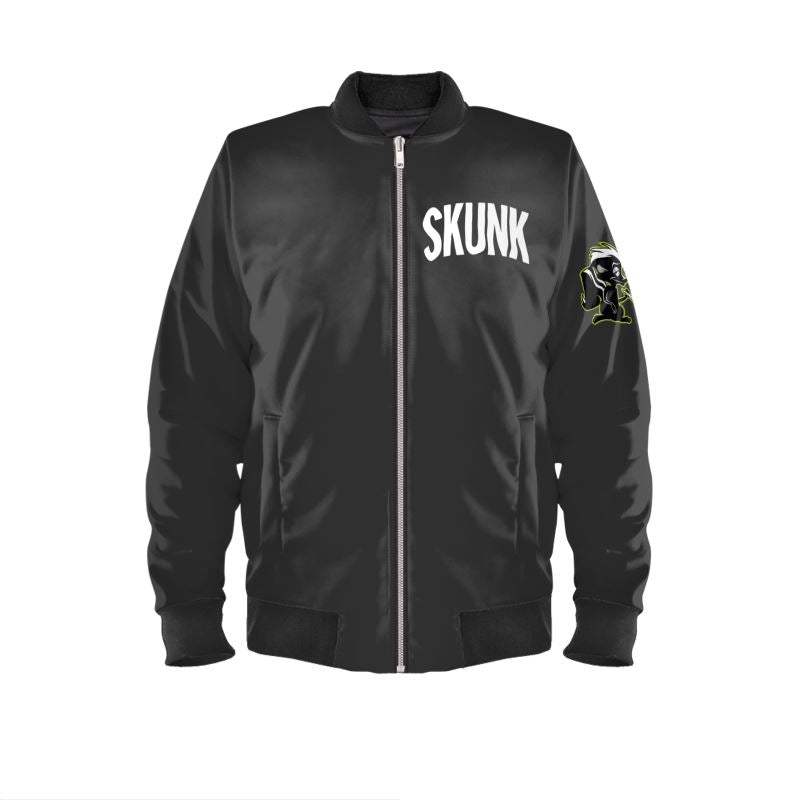 Logo Ladies Satin Bomber Jacket